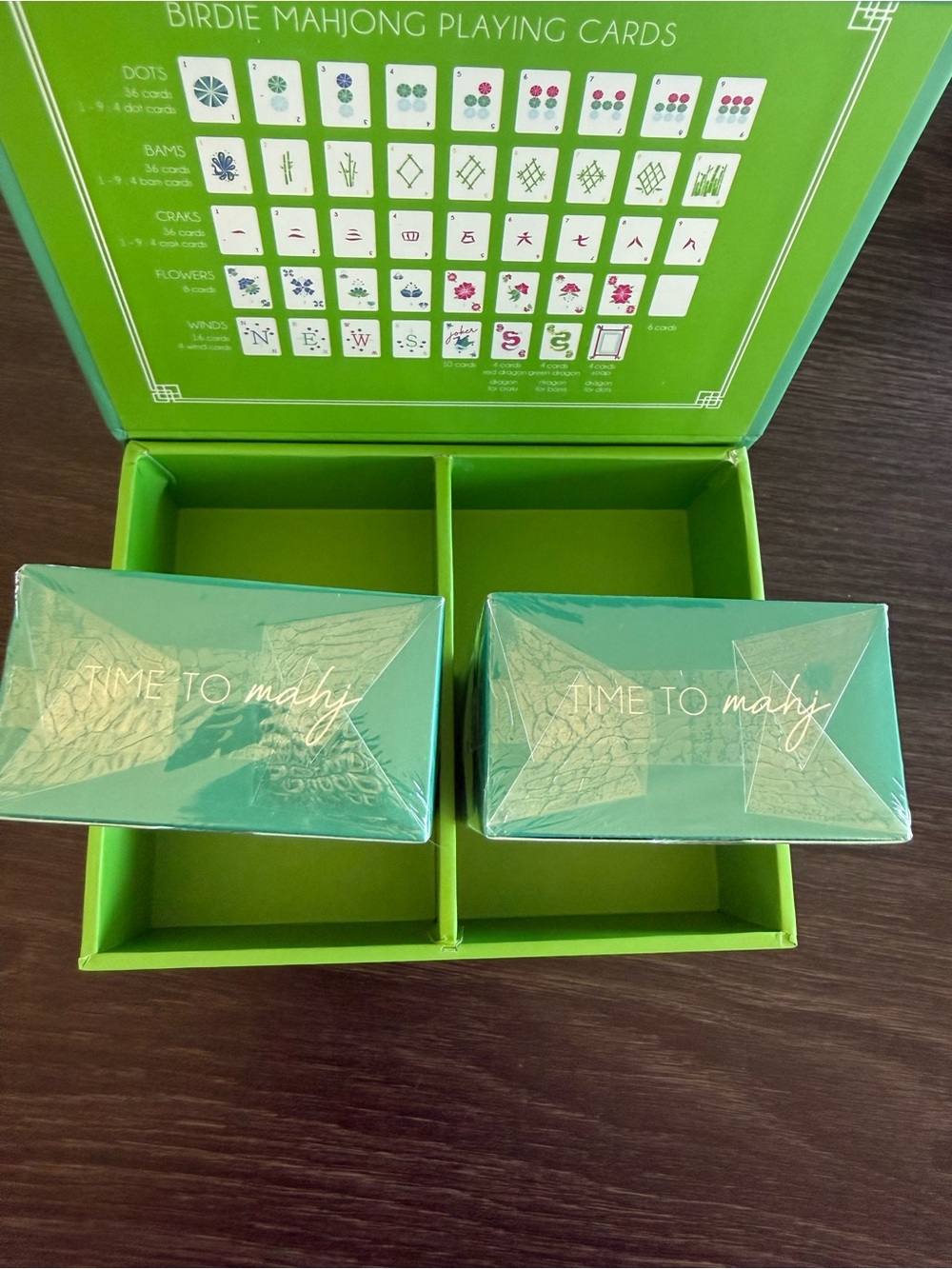 Oh my Mahjong Birdie Mahjong Playing Cards NEW - Picture 6 of 7